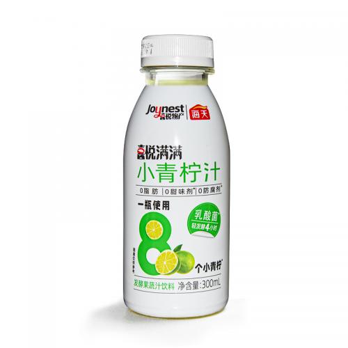 海天喜悅滿滿小青檸汁發(fā)酵果蔬汁飲料301ml